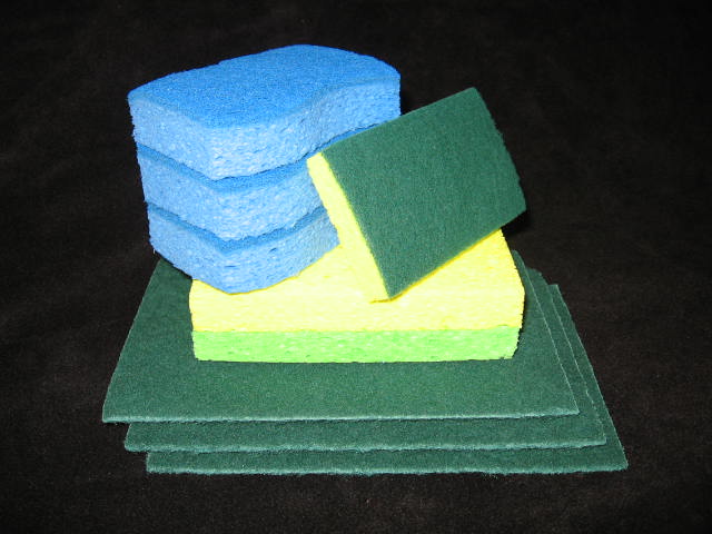 Scrub and Scouring Sponges Kit (Bundle)
